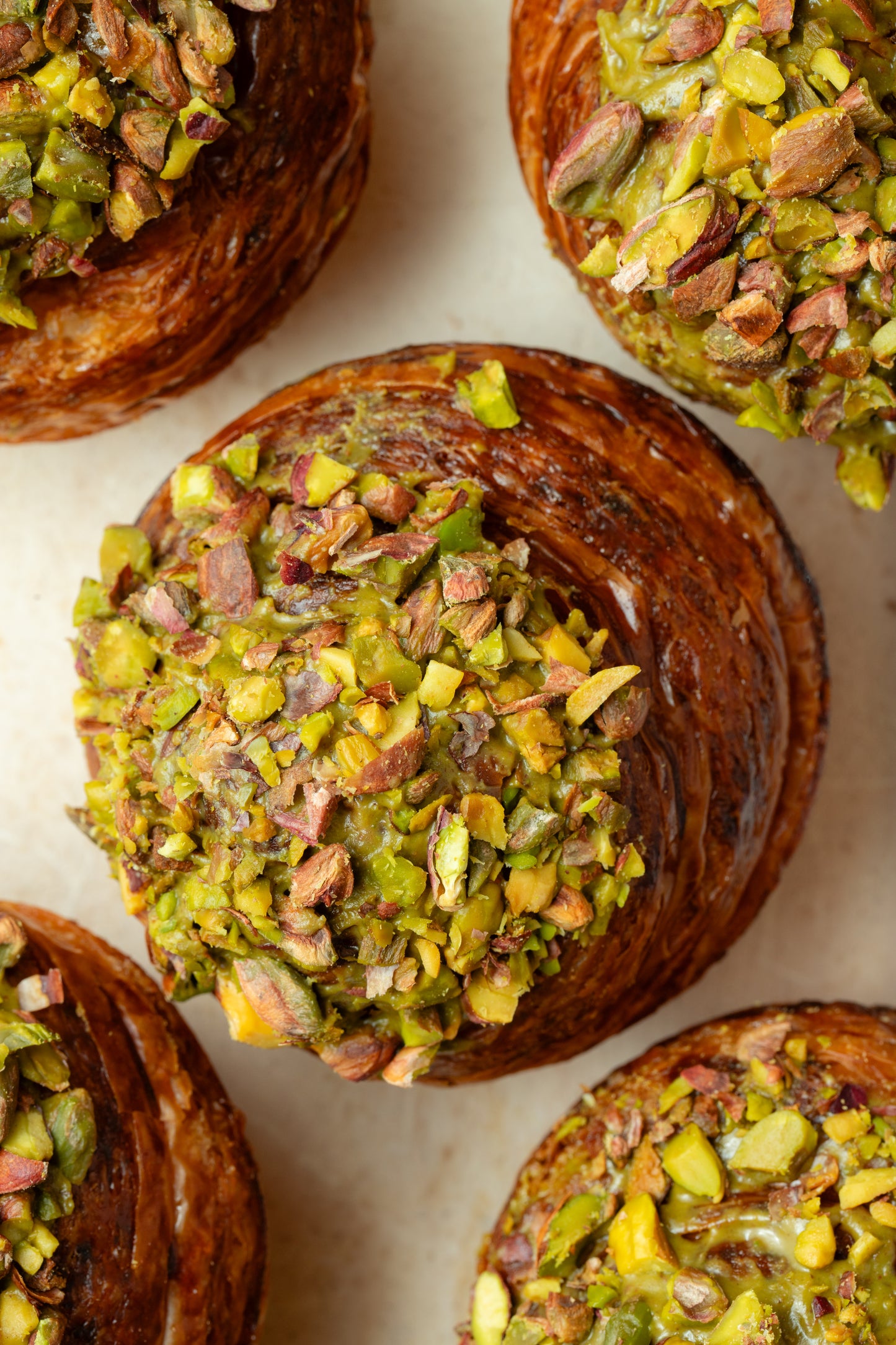 Pistachio Cruffin