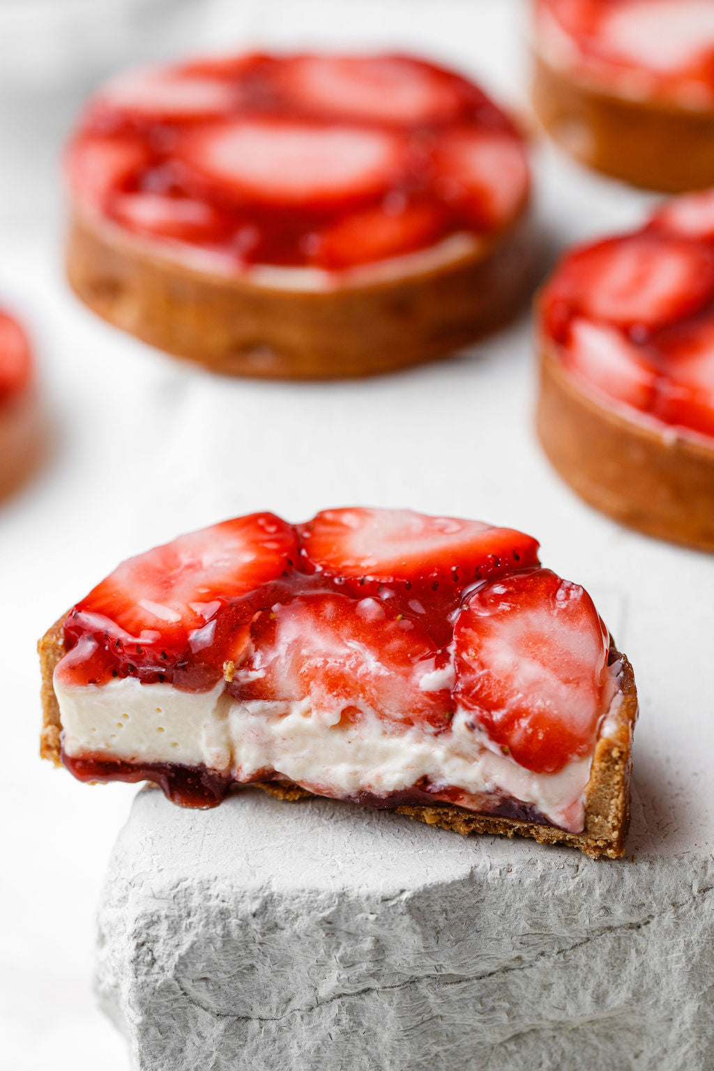 Strawberry Orange Blossom Tart