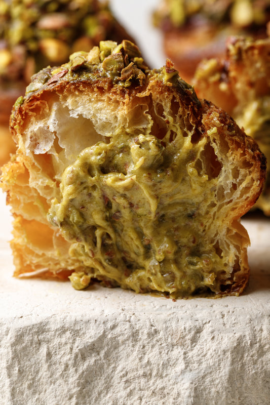 Pistachio Cruffin